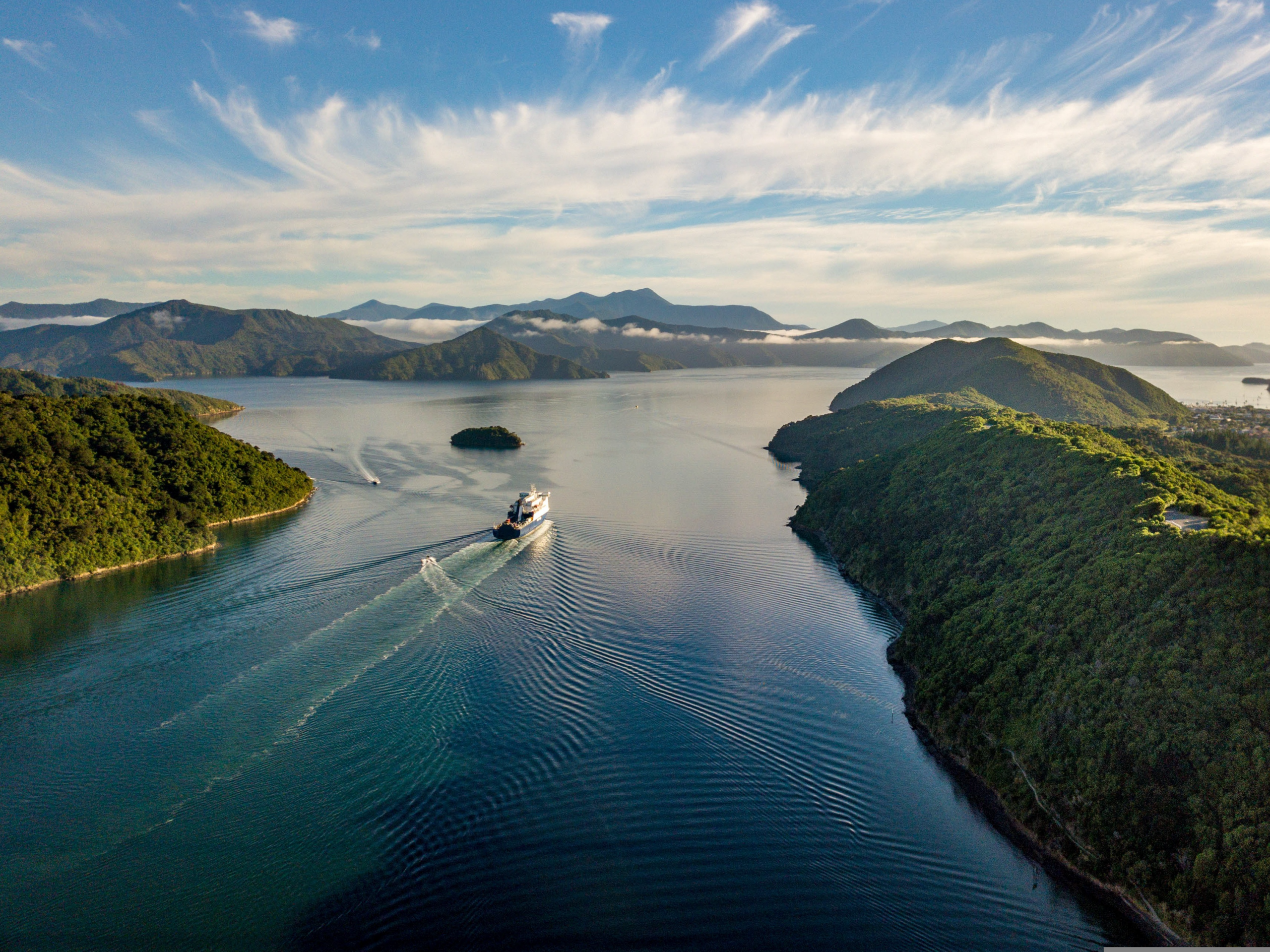 New Zealand waters Marlborough Sounds