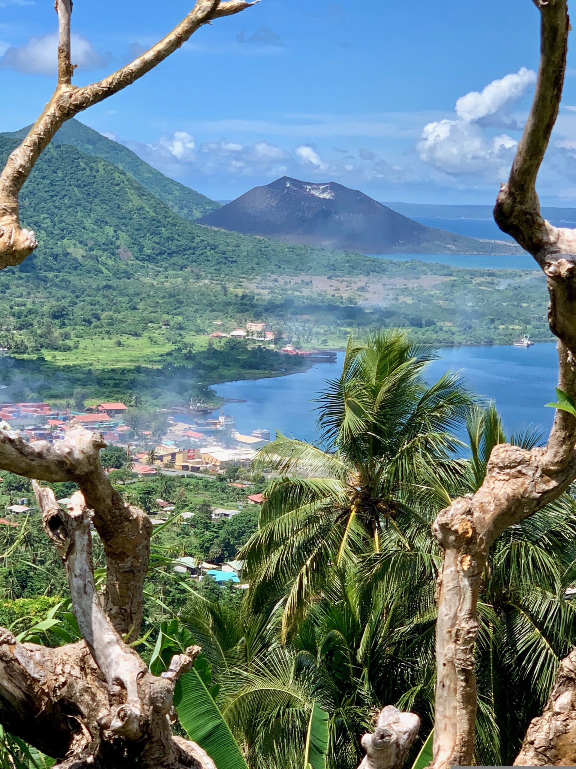 Rabaul harbour Papua New Guinea