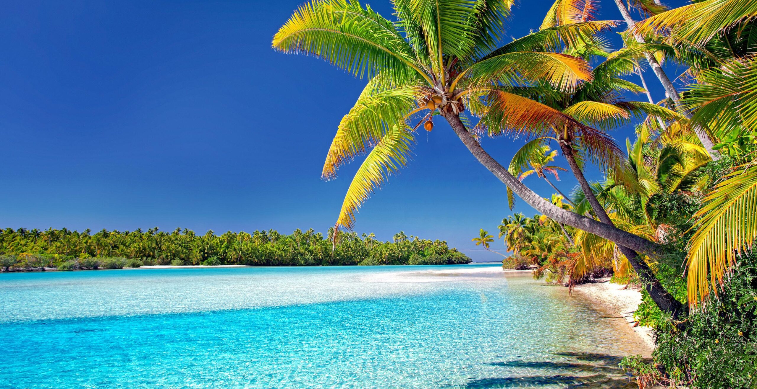 Cook Islands lagoon Polynesia