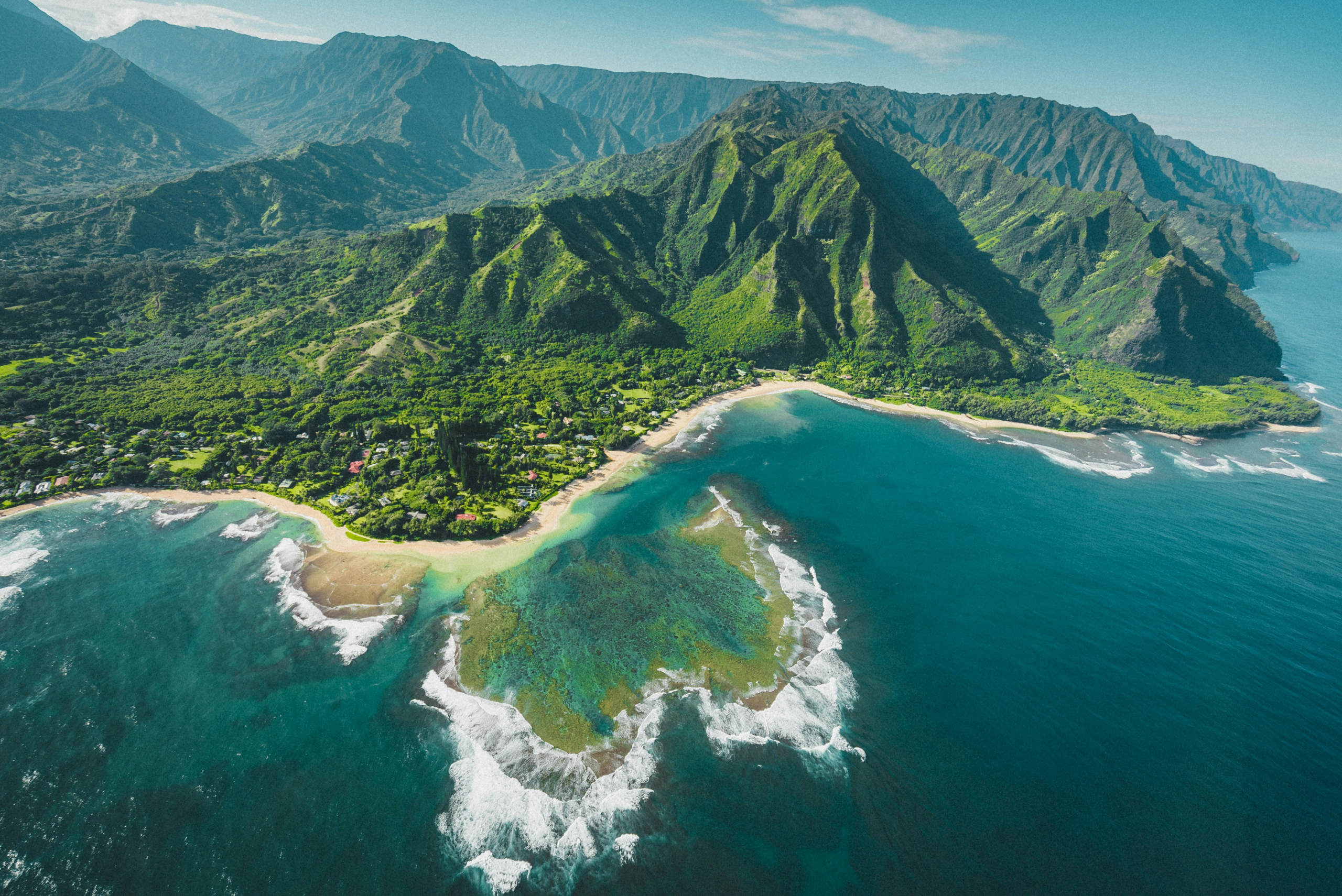 Kauai aerial — Hawaii charter region